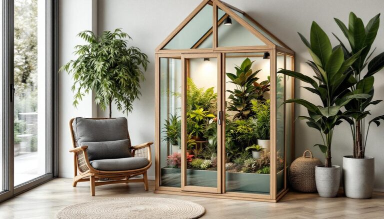 How to create an indoor mini-greenhouse for winter ?