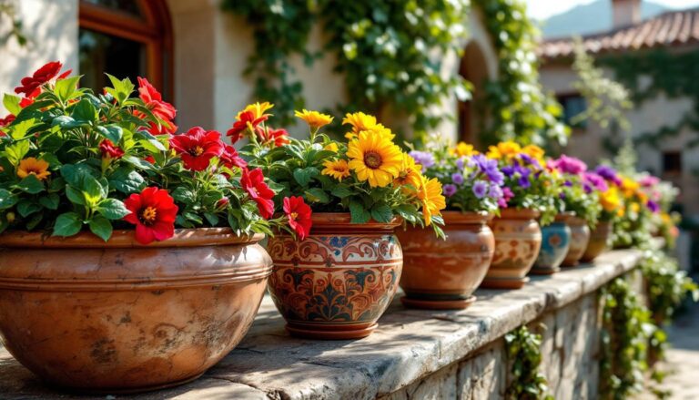 The secret to flower pots that stay fresh all season.