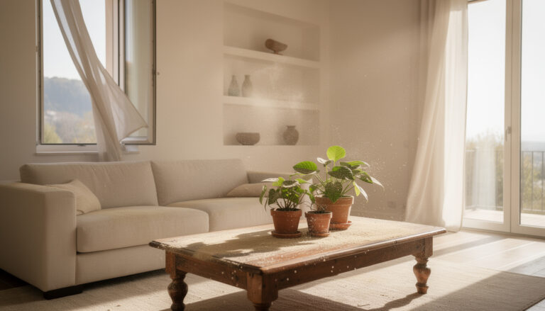 Here’s why dust returns so quickly in your living room.