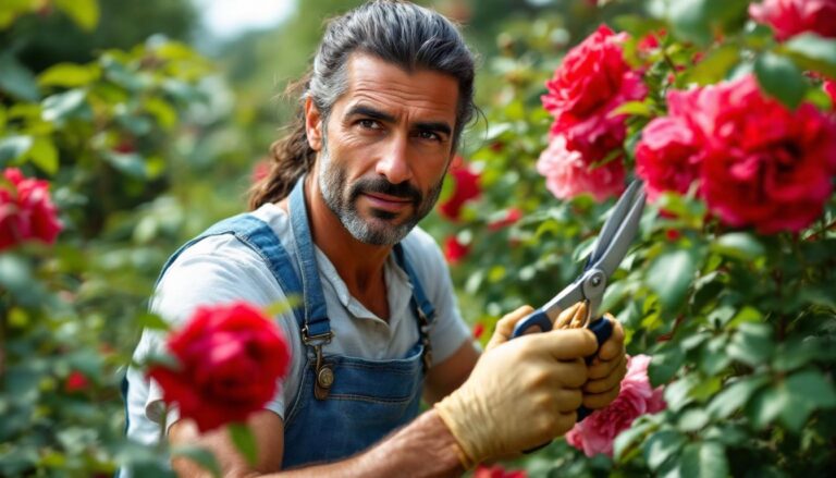 If you have roses, you must prune them right now.